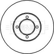 Borg & Beck BBD4902 - Brake Disc autospares.lv