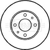 Borg & Beck BBD4915 - Brake Disc autospares.lv