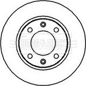 Quinton Hazell BDC3689 - Brake Disc autospares.lv