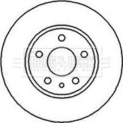 Borg & Beck BBD4913 - Brake Disc autospares.lv