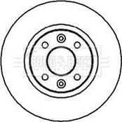 Borg & Beck BBD4912 - Brake Disc autospares.lv