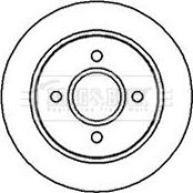 Borg & Beck BBD4984 - Brake Disc autospares.lv