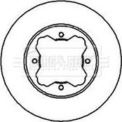 Borg & Beck BBD4986 - Brake Disc autospares.lv