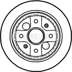 Borg & Beck BBD4988 - Brake Disc autospares.lv