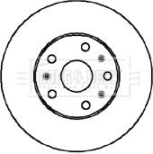 Borg & Beck BBD4930 - Brake Disc autospares.lv