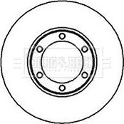 Borg & Beck BBD4932 - Brake Disc autospares.lv