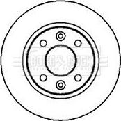 Borg & Beck BBD4928 - Brake Disc autospares.lv