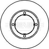 Borg & Beck BBD4922 - Brake Disc autospares.lv