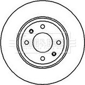 Borg & Beck BBD4976 - Brake Disc autospares.lv