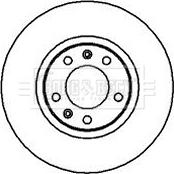 Borg & Beck BBD4977 - Brake Disc autospares.lv