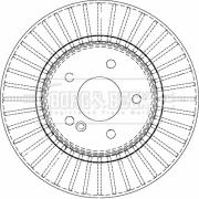 Borg & Beck BBD4493 - Brake Disc autospares.lv