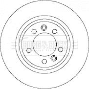 Borg & Beck BBD4444 - Brake Disc autospares.lv