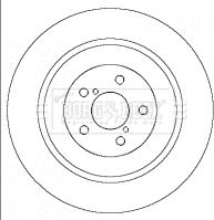 Borg & Beck BBD4440 - Brake Disc autospares.lv