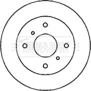 Borg & Beck BBD4441 - Brake Disc autospares.lv