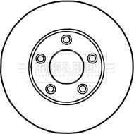 Borg & Beck BBD4447 - Brake Disc autospares.lv