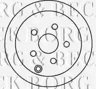 Borg & Beck BBD4462 - Brake Disc autospares.lv