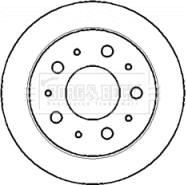 Borg & Beck BBD4405 - Brake Disc autospares.lv