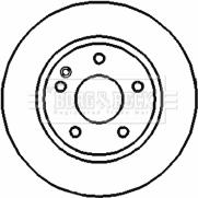 Borg & Beck BBD4411 - Brake Disc autospares.lv