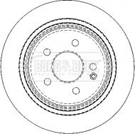 Borg & Beck BBD4489 - Brake Disc autospares.lv