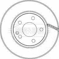 Borg & Beck BBD4485 - Brake Disc autospares.lv