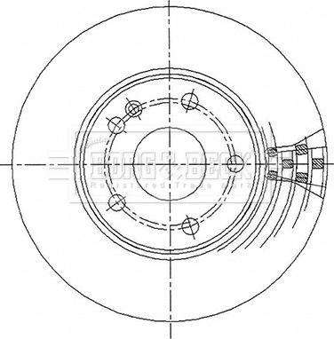 Borg & Beck BBD4486 - Brake Disc autospares.lv