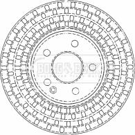 Borg & Beck BBD4488 - Brake Disc autospares.lv