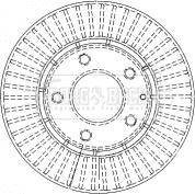 Borg & Beck BBD4483 - Brake Disc autospares.lv