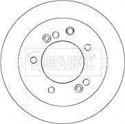 Borg & Beck BBD4431 - Brake Disc autospares.lv