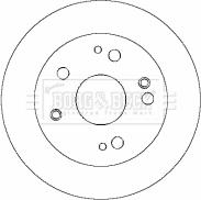 Borg & Beck BBD4424 - Brake Disc autospares.lv