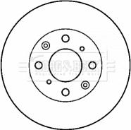 Borg & Beck BBD4423 - Brake Disc autospares.lv