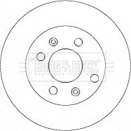 Borg & Beck BBD4427 - Brake Disc autospares.lv