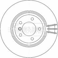 Borg & Beck BBD4472 - Brake Disc autospares.lv