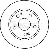 Borg & Beck BBD4591 - Brake Disc autospares.lv