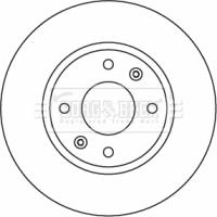 Borg & Beck BBD4592 - Brake Disc autospares.lv