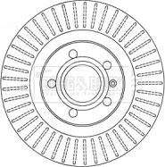 Borg & Beck BBD4548 - Brake Disc autospares.lv