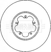 Borg & Beck BBD4563 - Brake Disc autospares.lv