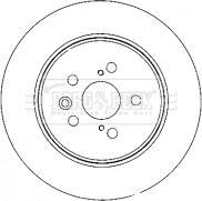 Borg & Beck BBD4501 - Brake Disc autospares.lv