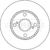 Borg & Beck BBD4503 - Brake Disc autospares.lv