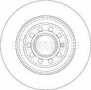 Borg & Beck BBD4507 - Brake Disc autospares.lv