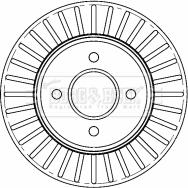 Borg & Beck BBD4518 - Brake Disc autospares.lv