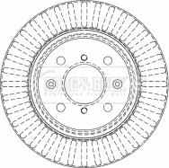 Borg & Beck BBD4512 - Brake Disc autospares.lv