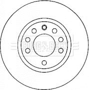 NAP NBD1457 - Brake Disc autospares.lv