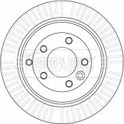 Borg & Beck BBD4532 - Brake Disc autospares.lv