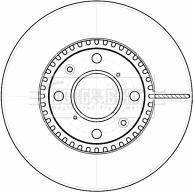 Borg & Beck BBD4537 - Brake Disc autospares.lv