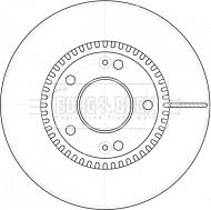 Borg & Beck BBD4524 - Brake Disc autospares.lv