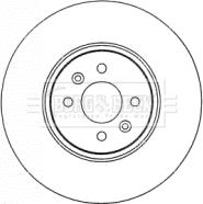 Borg & Beck BBD4572 - Brake Disc autospares.lv