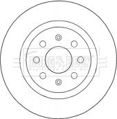 Borg & Beck BBD4577 - Brake Disc autospares.lv