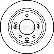 Borg & Beck BBD4699 - Brake Disc autospares.lv