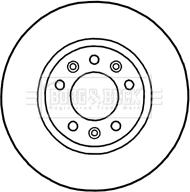 Borg & Beck BBD4697 - Brake Disc autospares.lv