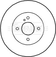 Borg & Beck BBD4649 - Brake Disc autospares.lv